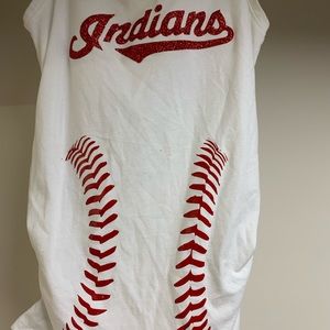 Cleveland Indians maternity tank top